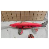 2 Hand Carved Vintage Spearing Decoys