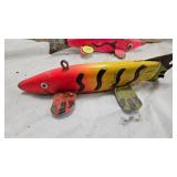 2 Hand Carved Vintage Spearing Decoys