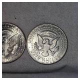 1964 Kennedy Halfs, Silver, 50c