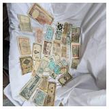 Lot of 41 Different Foreign Paper Monies