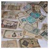 Lot of 41 Different Foreign Paper Monies