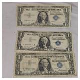 Lot of 3-1957A Silver Certificate