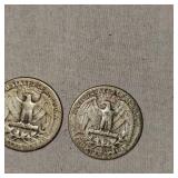 Washington Silver,25c,(3)