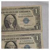 (3) 1957 Series $1 Silver Certificates