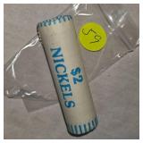 Unsearched Bank Roll Buffalo Nickels