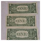 (3)1957 Series $1 Silver Certificate