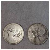 (3) Canadian Silver 25c