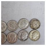 (10) Lot of Roosevelt Dimes, 10c