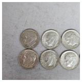 (10) Lot of Roosevelt Dimes, 10c