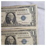 (3) Lot of $1 Series 1957 Silver Certificates