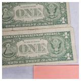 (3) Lot of $1 Series 1957 Silver Certificates