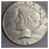 1922 Peace $1 Nice VF Condition