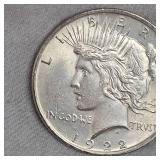 1922 Peace $1 XF Condition