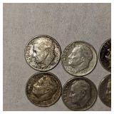 Roosevelt Silver, 10c,(10)