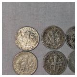 Roosevelt Silver, 10c,(10)