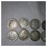 Lot of 10 Roosevelt Silver (10)