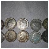 Lot of 10 Roosevelt Silver (10)