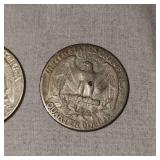Lot of 3 Washington Silver,25c