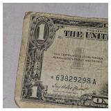 (2) 1957 "Star Note" Silver $1 Certificates