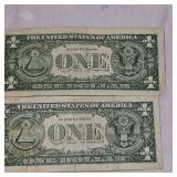 (3) 1957 Silver Certificates
