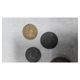 WWII German Coins with Nazi Markings