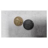 WWII German Coins with Nazi Markings