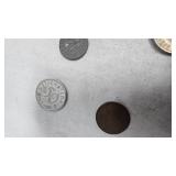 WWII German Coins with Nazi Markings