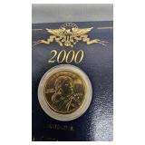 2000 24Kt Gold Plated Coin Set(5)