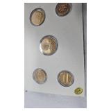 2000 24Kt Gold Plated Coin Set(5)