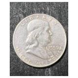 1959-D US FRANKLIN HALF DOLLAR