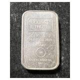 1 TROY OZ .999 FINE SILVER ASSAY BAR