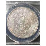1881-S US MORGAN SILVER DOLLAR ANACS AU58 DETAILS