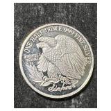 HALF TROY OZ .999 FINE SILVER SILVERTOWNE ROUND