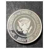 5 TROY OZ .999 FINE SILVER JIMMY CARTER ROUND