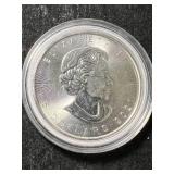2021 CANADIAN MAPLE LEAF 1 TROY OZ .9999 FINE SILVER IN AIRTITE