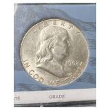 1962-D US FRANKLIN HALF DOLLAR IN CASE