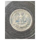 1960 US PROOF WASHINGTON QUARTER IN CASE