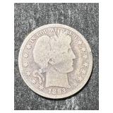 1893 US BARBER HALF DOLLAR