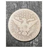 1893 US BARBER HALF DOLLAR