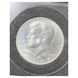 1968-D US KENNEDY HALF DOLLAR IN CASE