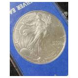 2025 AMERICAN SILVER EAGLE 1 TROY OZ .999 FINE SILVER IN CASE