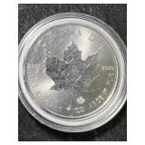 2021 CANADIAN MAPLE LEAF 1 TROY OZ .9999 FINE SILVER IN AIRTITE