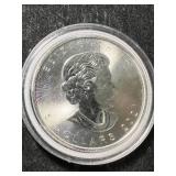 2021 CANADIAN MAPLE LEAF 1 TROY OZ .9999 FINE SILVER IN AIRTITE