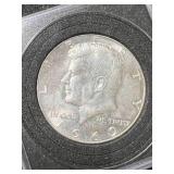 1969-D US KENNEDY HALF DOLLAR IN CASE