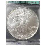 2005 AMERICAN SILVER EAGLE ICG MS70