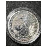 2021 BRITTANIA 1 TROY OZ .999 FINE SILVER IN AIRTITE