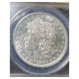 1880-S US MORGAN SILVER DOLLAR ANACS AU58 DETAILS