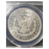 1880-S US MORGAN SILVER DOLLAR ANACS AU58 DETAILS
