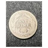 1903 US BARBER DIME