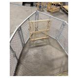 Hexagonal Plastic Playpen with Gates